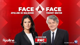 🔴 DIRECT - L'intégrale de l'interview de Thierry Breton, commissaire européen au marché intérieur...