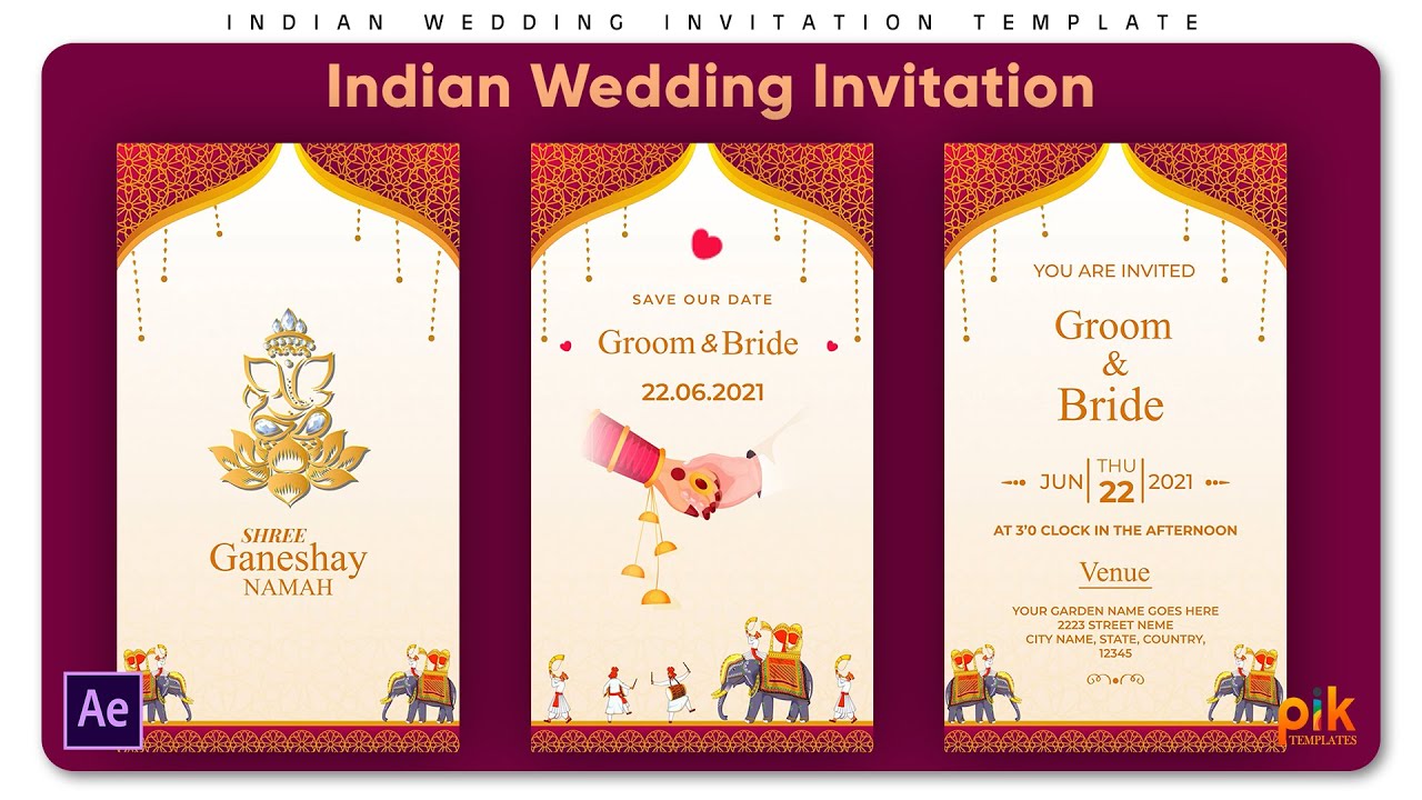 indian wedding after effects template free download
