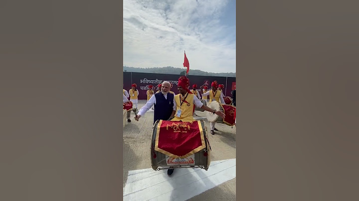 PM Modi gets a traditional welcome in Nagpur!
