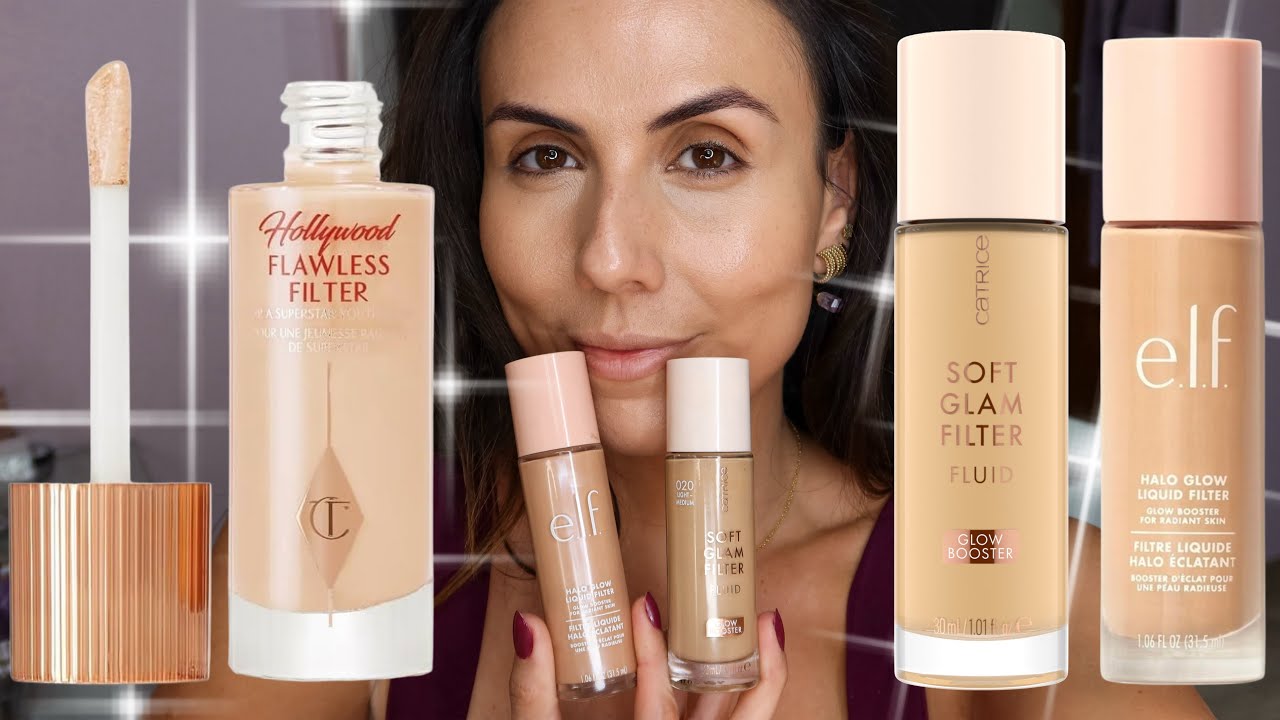 TESTANDO PRODUTO QUE VIRALIZOU E NÃO É UMA BASE: SOFT GLAM FILTER DA CATRICE E HALO GLOW DA ELF