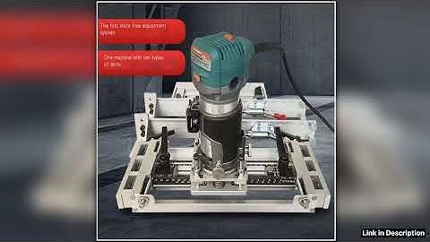 2in1 Invisible Hinge Cross Hinge Slotting Tool Aluminum Alloy Door and Qindow Lock Hole Slotting De