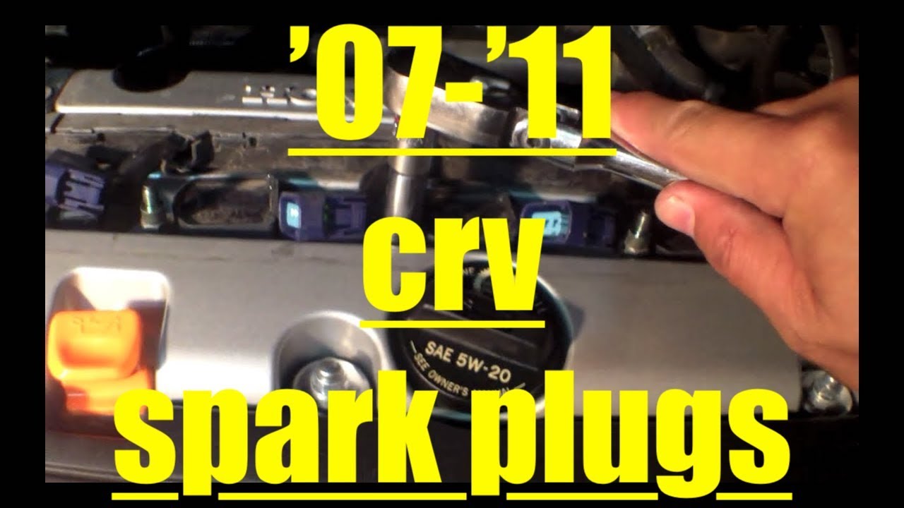 Simple to replace spark plugs Honda CR-V √ - YouTube
