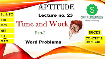 Time and Work Aptitude Questions || Time and work Quantitative Aptitude tricks #tricks #shortcuts