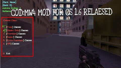 How To Install Call Of Duty [COD:MW4] Mod In Counter-Strike 1.6 | By Ahmed Shakir