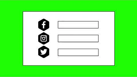 (No Copyright) Animated Social Media | Green Screen | Social Media | Facebook,Instagram, NiceTechno
