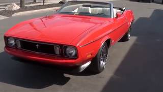 1973 Ford Mustang Convertible $25,900.00