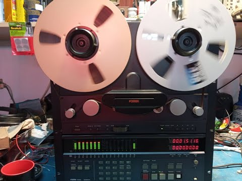 Fostex G-16S 16 Track Pro 1/2 Reel Tape Recorder 1996 Black as