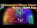 Immersive water projection tunnel dream tunnel by vortex seen at iaapa expo