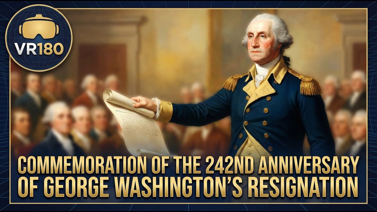 180VR The Commemoration of the 242nd Anniversary of George Washington's Resignation