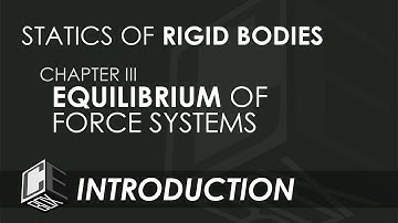 Statics of Rigid Bodies Chapter 3 Equilibrium of Force Systems Introduction (PH)