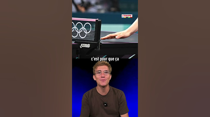 Pourquoi les joueurs touchent la table avant chaque point ? #paris2024 #olympics #olympics2024