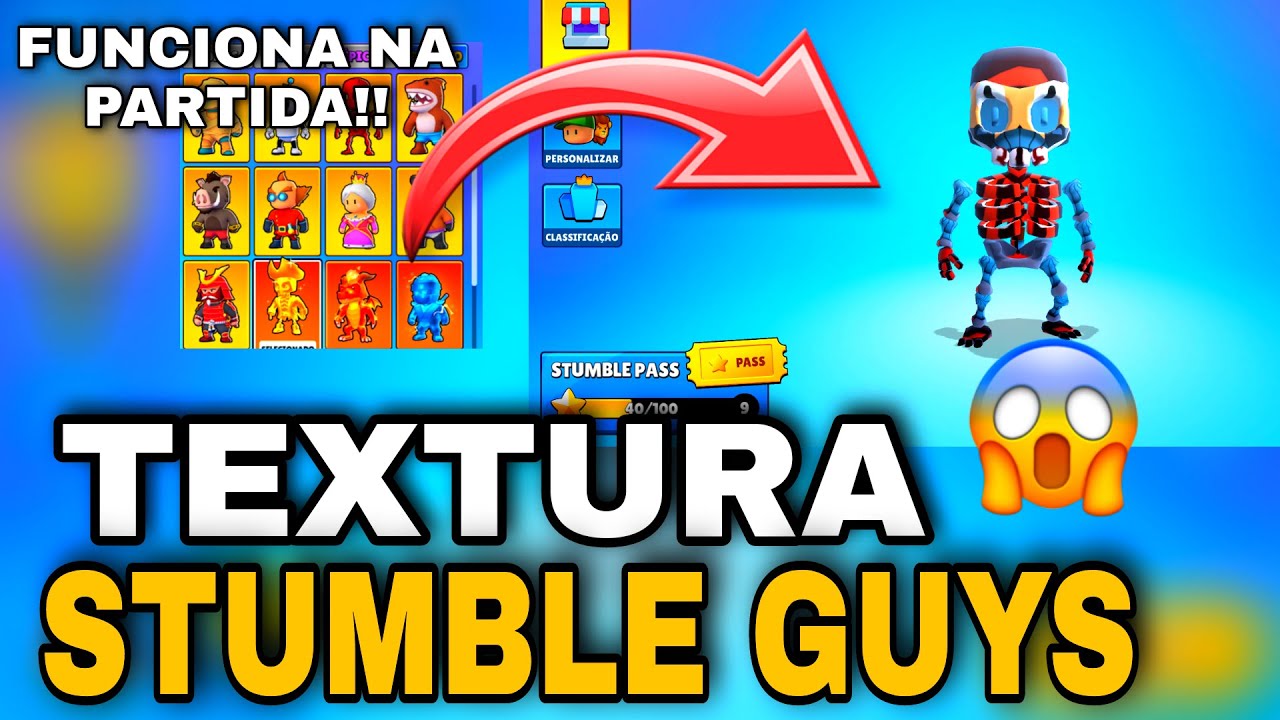 Texturas para Stumble Guys para Celular - como baixar e link direto