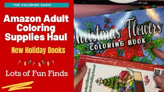 Pre-Black Friday Amazon Adult Coloring Book and Supplies Haul