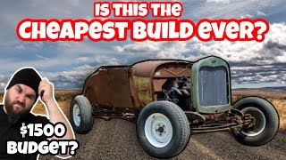 : $1500 BUDGET RAT ROD BUILD! 1929 FORD MODEL A HOT ROD RUNS & DRIVES!