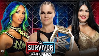 WWE Ronda Rousey vs Sasha Banks vs Billie Kae Full Match| WWE Raw Highlights Today