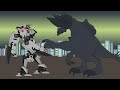 Pacific Rim | Battle of Jaeger Tacit Ronin vs. Kaiju Scunner | Animation