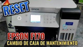 Reset Almohadillas | Cambio Caja de Mantenimiento EPSON SURECOLOR F170 by Yoyo Tech 2,065 views 3 months ago 4 minutes, 28 seconds
