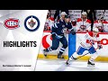 Canadiens @ Jets 3/15/21 | NHL Highlights