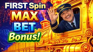 FIRST Spin, MAX BET Bonus and More! NEW Bao Zhu Zhao Fu Firecracker Express slot machine!