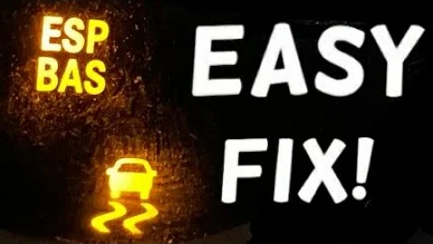 How to Fix & Reset ESP BAS Warning Light Stays On or Flashing | ESP BAS Light On