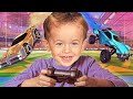 My 2 Year Old Son Plays Rocket League!!!