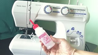 Usha Janome Wonderstitch || How to clean and oil Usha Janome  sewing machine ||