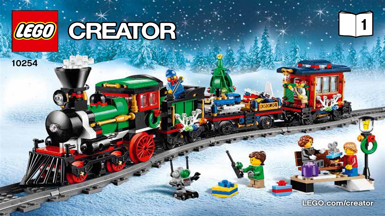 LEGO instructions - Creator Expert - 10254 - Winter Holiday Train (Book 1)