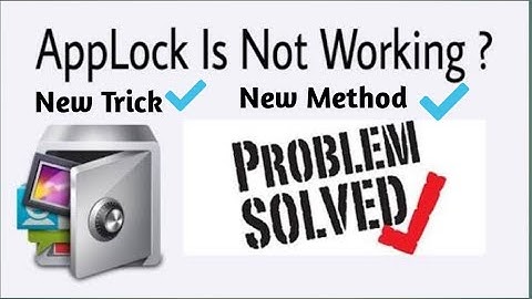 How to Solve Problem AppLock Work 100% | Hindi Urdu | P.M Official |