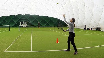 Backhand Self Feed Target Practice from the Baseline