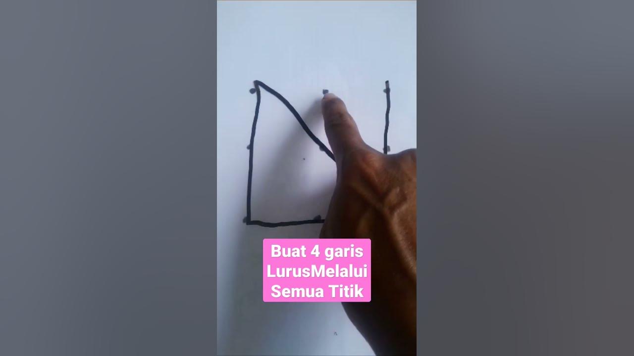 4 Garis Lurus Melalui 9 Titik