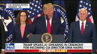 Swearing-In Ceremony Of Gina Haspel As Director Of The Cia