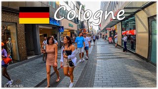 🇩🇪 Cologne Downtown Walking Tour 🏙 4K Walk During Corona Pandemic ☀️ Germany 🇩🇪 (Sunny Day)