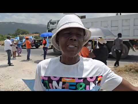 WATCH: Irate residents protest poor state of Sandy Gully