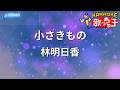 【カラオケ】小さきもの/林明日香