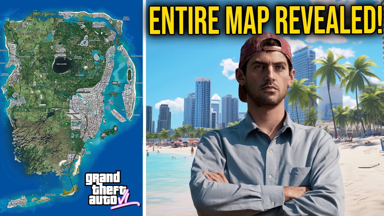 GTA 6 Map Leak: Detailed World with Action, Secrets, and Wildlife — Eightify