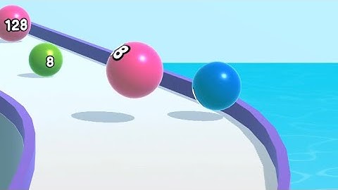 ASMR Ball Run 2048! Relaxing iOS Android Game!