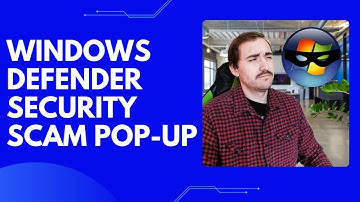 How to handle the Windows Defender Security Scam pop-up!