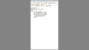 python programming code art