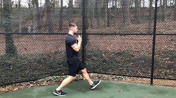 Kettlebell Goblet Alternating Forward Lunge