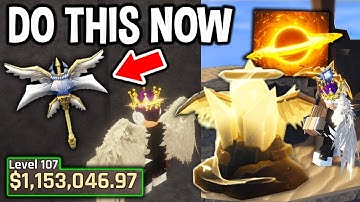 DO THIS To Get NEW HEAVENLY PICKAXE BEFORE ISLAND 3 UPDATE in The Forge Roblox..