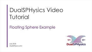 DualSPHysics How to set up and run: Floating Sphere