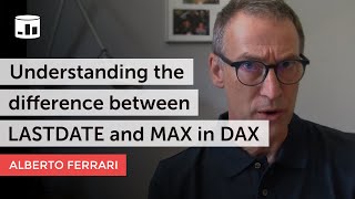 understanding the difference between lastdate and max in dax