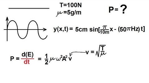 Physics 19  Mechanical Waves (21 of 21) Energy Carried by a Wave 2