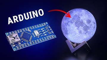 3D Printed Interactive Moon Lamp