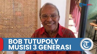 Musisi Sandec Sahetapy Memberikan Sambutan di Samping Makam Bob Tutupoly 'Musisi 3 Generasi'