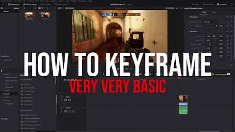 HOW TO KEY FRAME IN DAVINCI RESOLVE 16!!!!