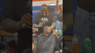 Rick Ross Shaves a Kid’s Head 😭