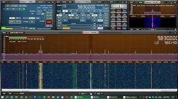Voice of Turkey 9830 kHz Shortwave SDRplay RSPdx MLA 30 loop antenna