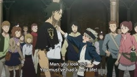 Asta 1st meet with Captain Yami | Black Clover