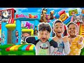 SURPRISING THE KIDS WITH A INDOOR BOUNCY HOUSE | The Prince Family Clubhouse